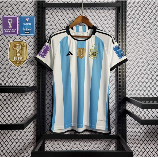 Áo Bóng Đá 3 Sao Đội Tuyển argentina world cup 2022
