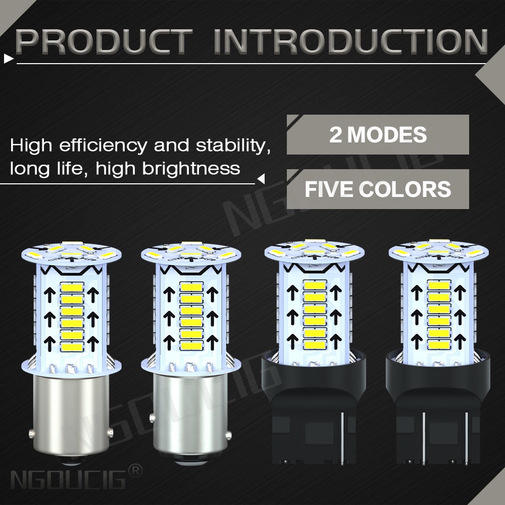 Bóng Đèn LED Tín Hiệu 1157 BAY15D P21 / 5W 1156 BA15S T20 7440 7443 Chất Lượng Cao