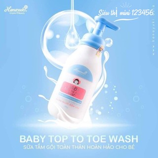 Sữa tắm bé hanayuki top to toes