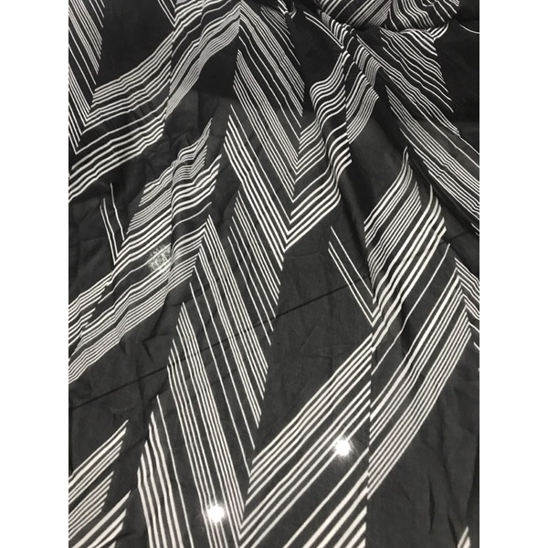 Vải voan họa tiết đen trắng mềm mỏng nhẹ nhàng may đầm váy, áo sơ mi ,áo kiểu