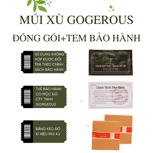 Set tắm trắng chanh Múi xù Gogerous trăng da 10g