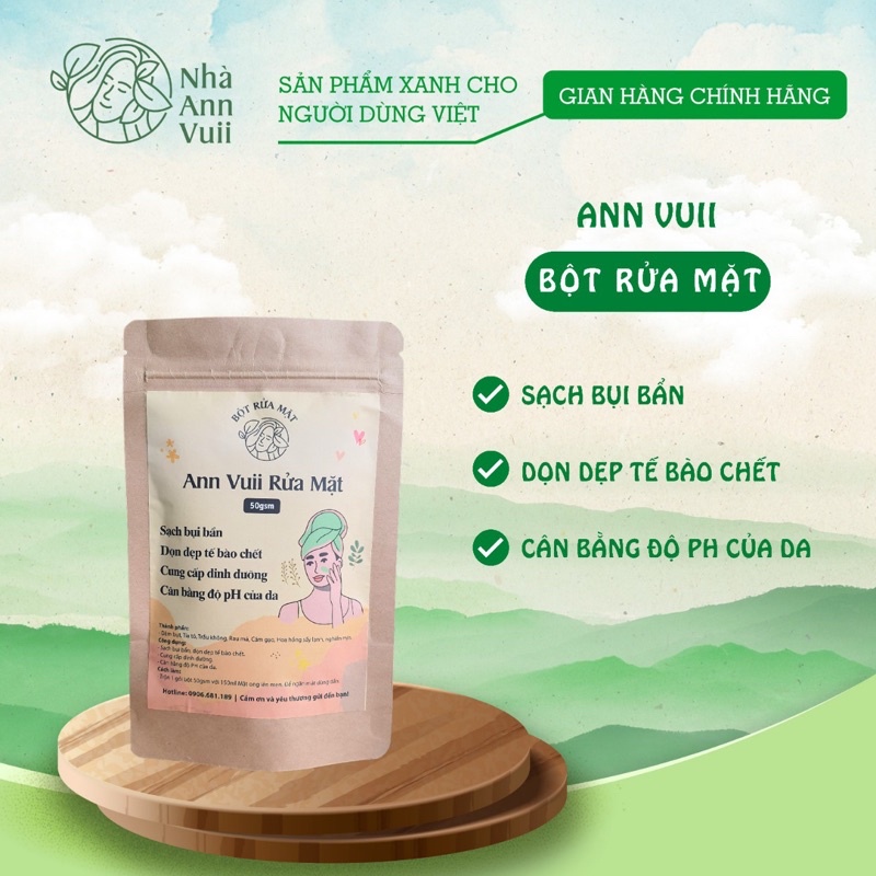 Bột rửa mặt
