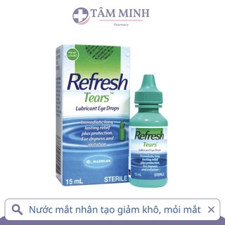REFRESH NƯỚC MẮT NHÂN TẠO GIẢM KHÔ MẮT, MỎI MẮT, ỔN ĐỊNH THỊ LỰC  (15ML)