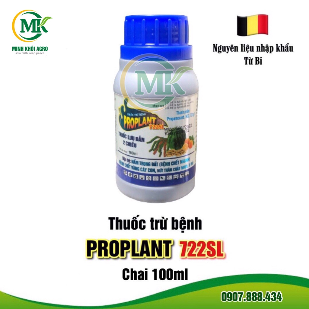 Thuốc trừ bệnh PROPLANT 722SL (Chai 100ml) | Giải pháp quản lý nấm trong đất