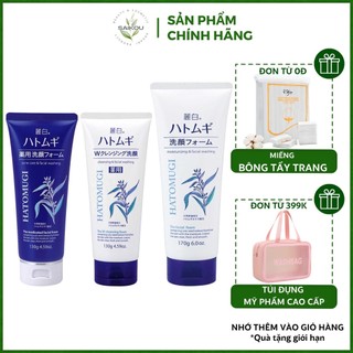 Sữa Rửa Mặt Trắng Da Hatomugi Cleansing Foam Hạt Ý Dĩ, Sữa Rửa Mặt Hatomugi Nhật Bản Chống Viêm Ngăn Ngừa Lão Hóa Saikou