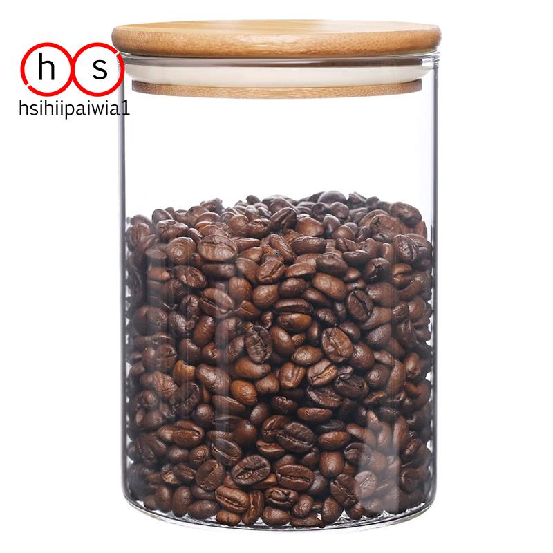 Hũ Thủy Tinh Đựng Thực Phẩm / Trà / Cà Phê Có Nắp Đậy Dung Tích 27 FL OZ