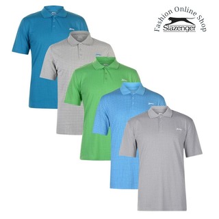 Áo Polo Nam Slazenger Check Golf Polo Hàng Size UK