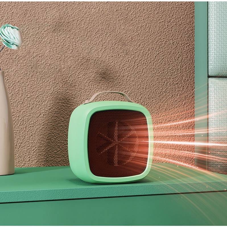 Máy sưởi mini để bàn công nghệ sợi đốt tiếng kêu êm tiết kiệm đệm dùng trong không gian nhỏ