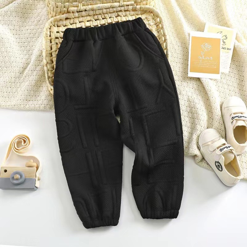 Quần Dài Ống Bo Thời Trang Dành Cho Bé Trai