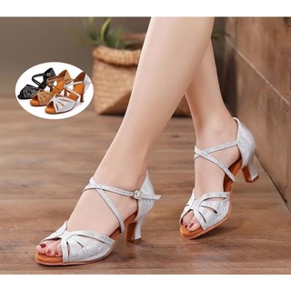Giày khiêu vũ latin đế mềm 5cm / 7cm dành cho nữ