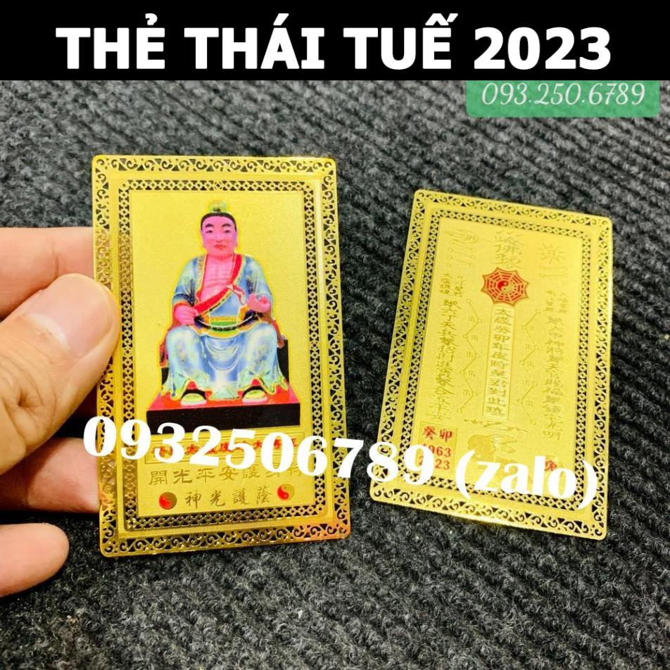 [GIÁ SỈ] Thẻ kim bài thái tuế 2023 [THẺ KIM LOẠI]