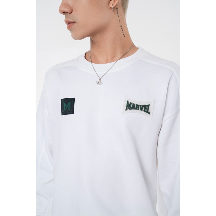 Áo Chất Nỉ Không Mũ Boo Oversized Marvel Comics Boozilla