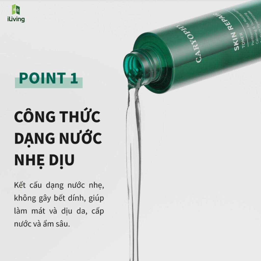 Bộ phục hồi da nhạy cảm Caryophy Skin Repair Cream ( toner+serum+kem dưỡng ) ILIVING-CARTNSRKD