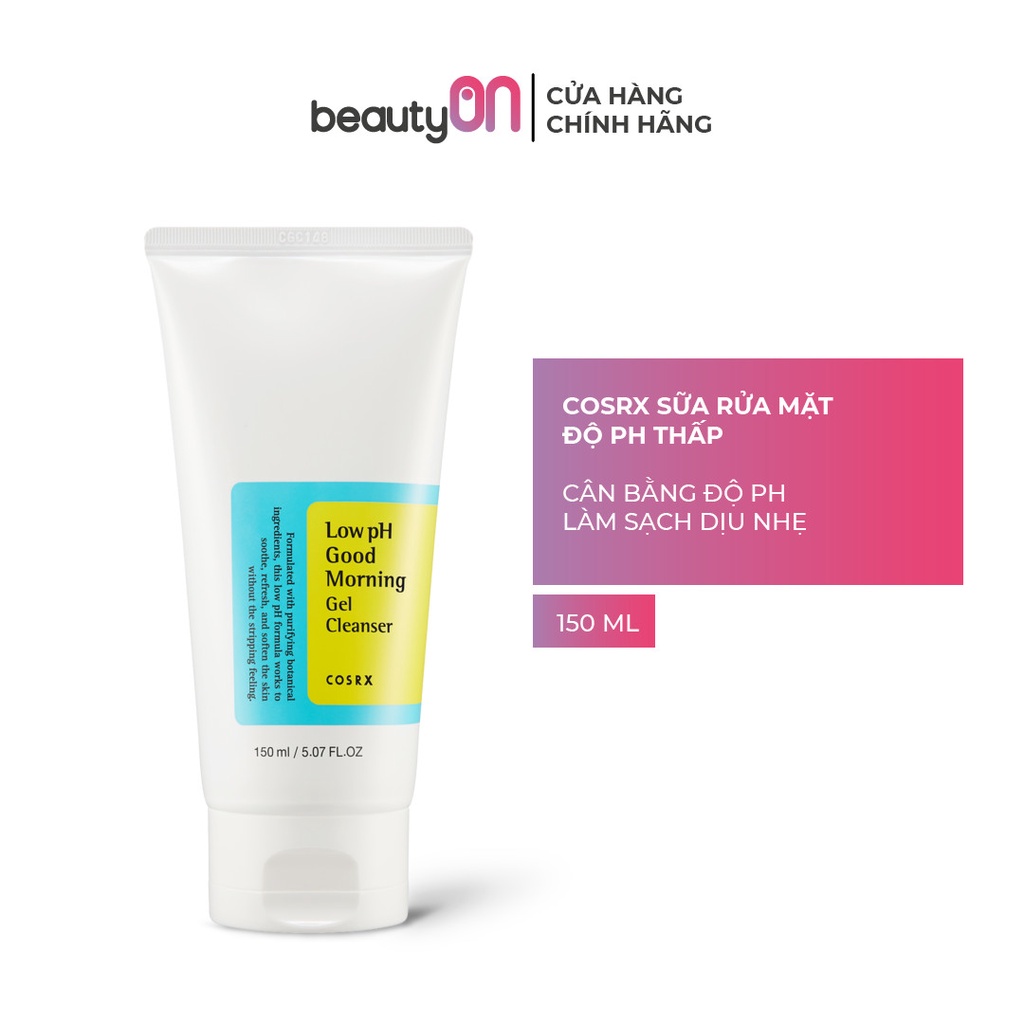 Sữa Rửa Mặt COSRX Good Morning Low-Ph Cleanser Chiết Xuất Trà Xanh Độ PH Thấp