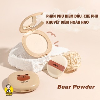 Phấn Phủ Gấu NOVO Bear Makeup Pressed Powder 5679