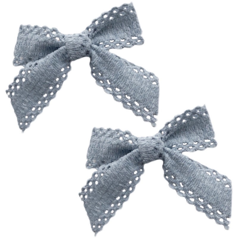 Bộ 2 Kẹp Tóc Nơ Màu Sắc Thời Trang Mùa Xuân Cho Nữ