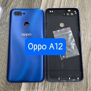 lưng vỏ oppo A12 ,kèm khay sim,phím,kính camera,ko xương