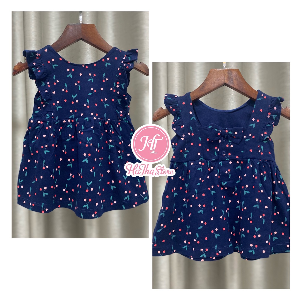 Đầm thun C4RTER size 3-13kg cho bé gái