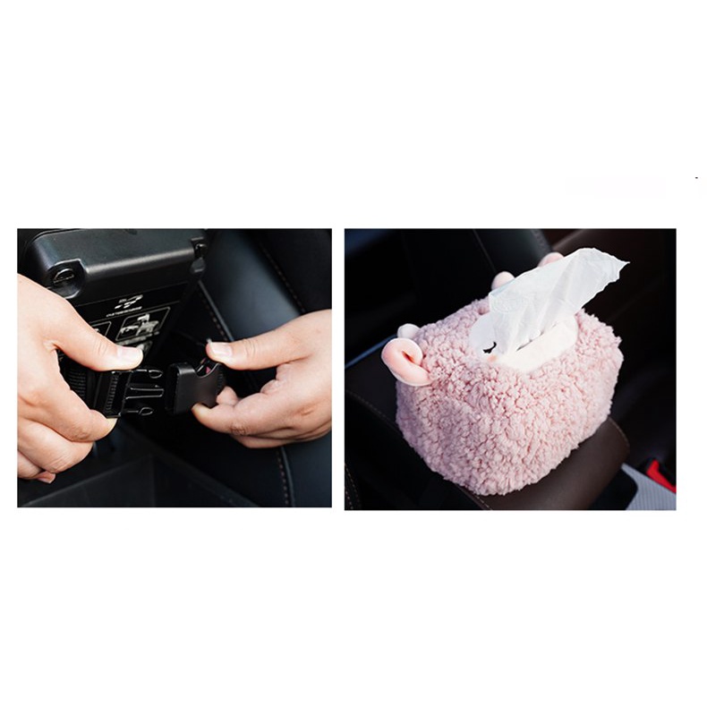 TÚI/ HỘP ĐỰNG KHĂN GIẤY CHO GIA ĐÌNH VÀ Ô TÔ HÌNH THÚ SIÊU ĐÁNG YÊU