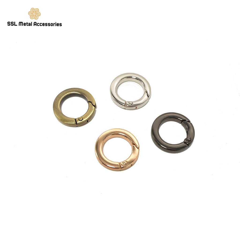 Khoen đồng cao cấp thời trang mới nhiều kích thước cho phụ kiện móc khóa YL-076 16mm/25mm/32mm/38mm