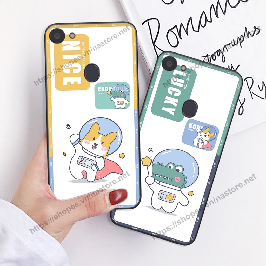 Ốp lưng Oppo F5 / F5 Youth / F7 / F7 Youth phi hành gia cute 3d cute giá rẻ