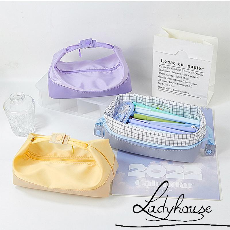 Ldd-túi Đựng Mỹ Phẩm Sức Chứa Lớn Khóa Kéo Có Thể Gập Lại Dành Cho Nữ Trẻ Trung