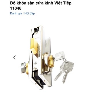 Bộ khoá sàn cửa kính Việt tiệp 11046