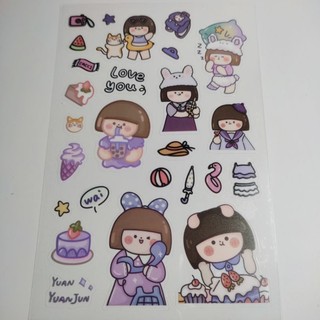 Combo 10 tấm sticker pet giao ngẫu nhiên không trùng mẫu