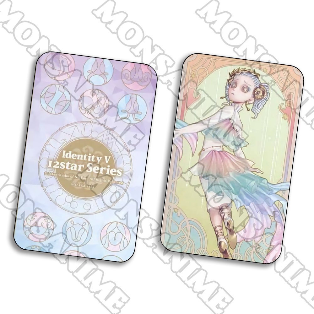 Ảnh card bo góc in hình IDENTITY V ver 12 CUNG HOÀNG ĐẠO thẻ bo viền 5*8cm anime chibi game 1 tấm