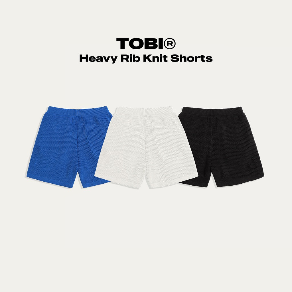 Quần đùi len TOBI® Heavy Rib Knit Shorts