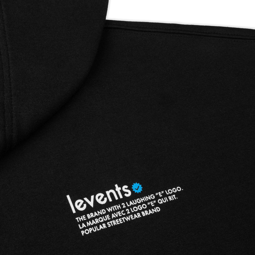 Levents - Áo khoác hoodie trơn local brand Popular Logo 2.0 nỉ bông unisex nam nữ form rộng có mũ