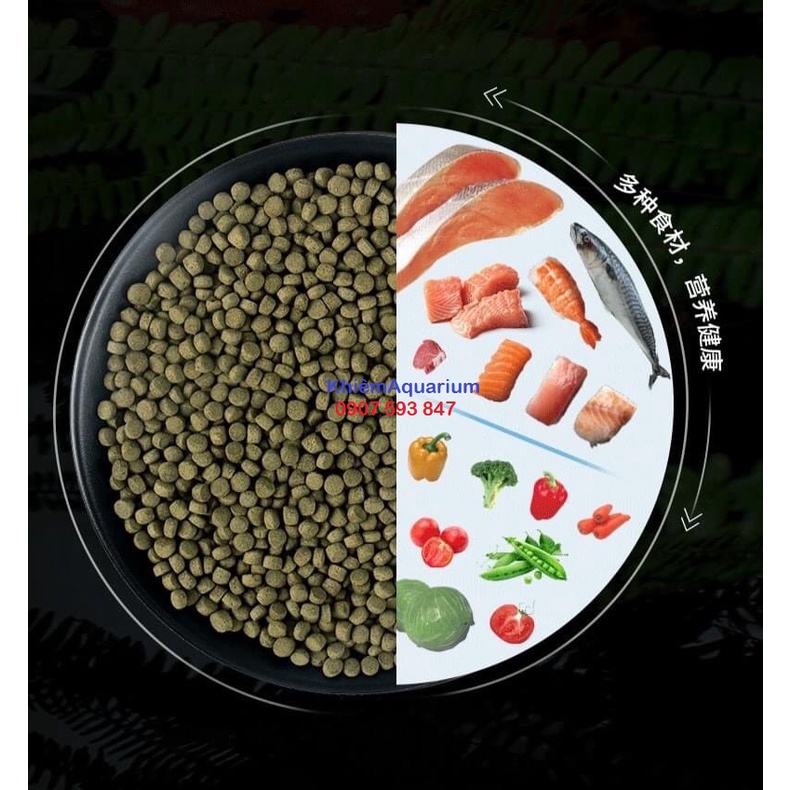 Cám  BESSN  giúp cá tăng trưởng, tăng màu cho cá cảnh, cá cảnh, cá betta, hồ cá. HULX/mizuho/hikari