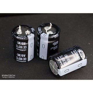 Tụ điện Nichicon 100uF 400V chuyên lắp Ampli đèn
