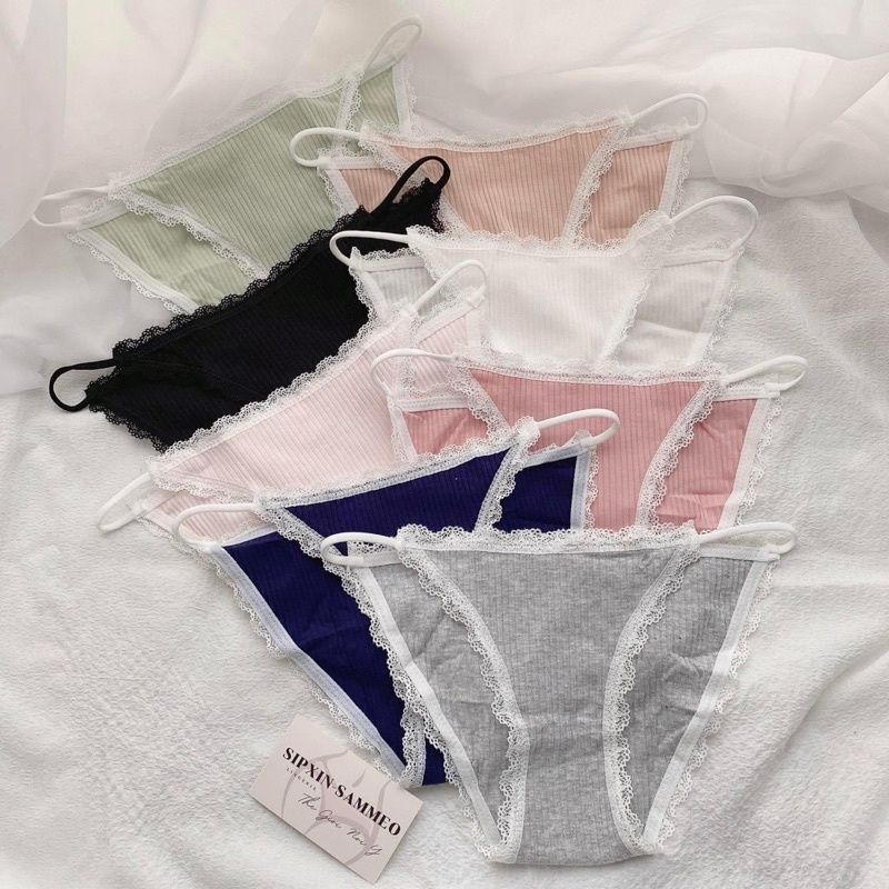 Quần lót cotton nữ • dây bảng nhỏ xinh xắn ❤️