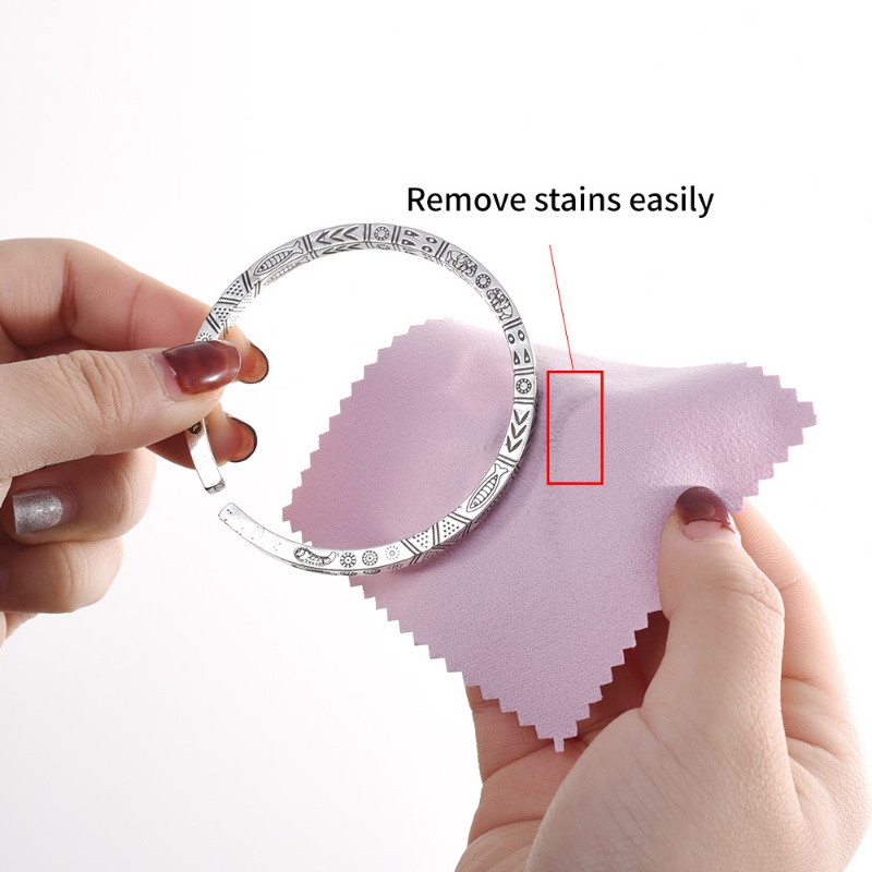 Khăn Lau Đánh Bóng Màn Hình Điện Thoại / Trang Sức Chống Trầy Xước Tiện Dụng