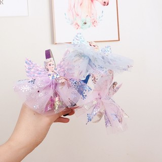 Bờm tóc elsa dễ thương cho bé gái