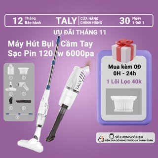 Máy hút bụi cầm tay không dây TALY K3D - 2 hình thái Gấp cầm tay hoặc Thẳng nối dài - Gia đình và ô tô Kim Đông