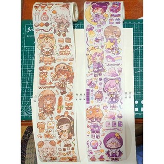 Chiết washi tape chibi dễ thương