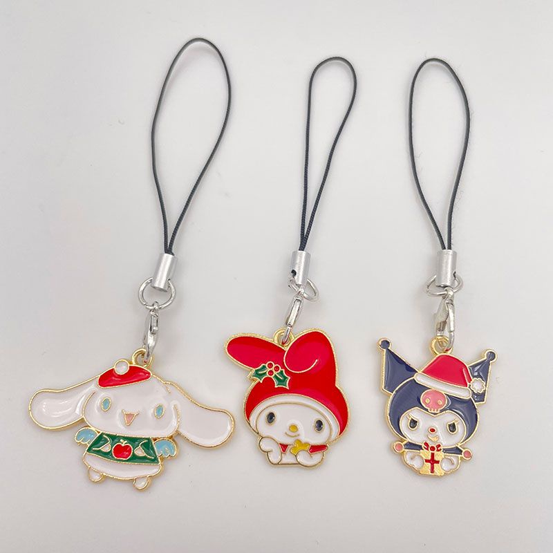 Phụ Kiện Mặt Trang Trí Điện Thoại Họa Tiết Chú Chó Cinnamon Dễ Thương