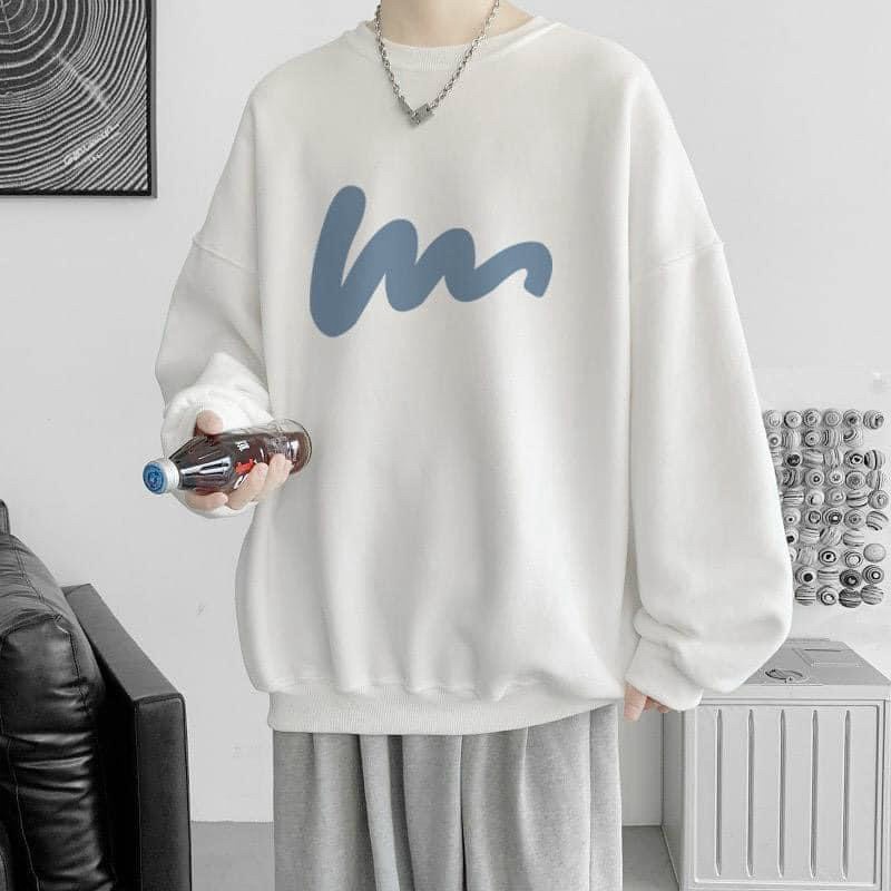 Áo Sweater Nam Sóng Vải Nỉ Mềm Mịn Tay Dài Form Rộng Mặc Thời Trang NEW UNISEX