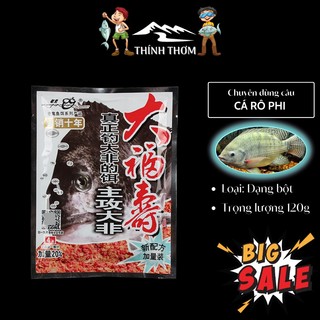 Mồi câu cá rô phi Mồi chuyên câu Rô Phi thương hiệu Lão quỷ Old Ghost 120g cực hiệu quả, dễ sử dụng