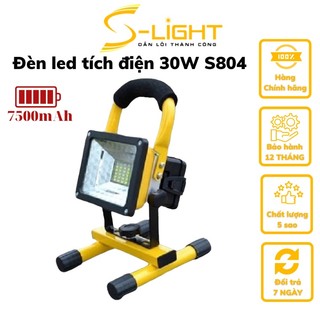 Đèn led siêu sáng sạc tích điện 30w dùng trong gia đình, dùng đi dã ngoại, cắm trại, câu cá, nhà xưởng