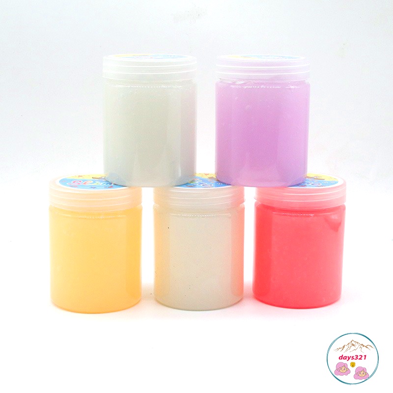 SLIME DẠ QUANG 200ML PHÁT SÁNG TRONG BÓNG TỐI Hũ Slam Gudetama Squishy