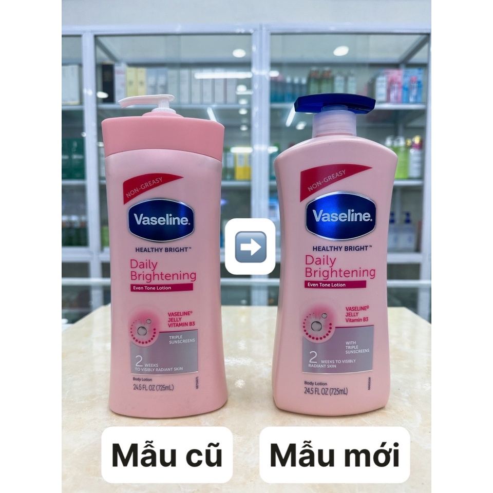 SỮA DƯỠNG THỂ VASELINE 725ML SẢN XUẤT TẠI ẤN ĐỘ XUẤT KHẨU MỸ MẪU MỚI