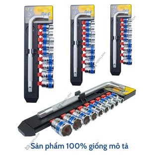 Bộ đầu tuýp Cần L 10 món LS+
