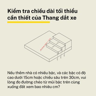 Thang Dắt Xe Thông Minh 105x42CM (GX)