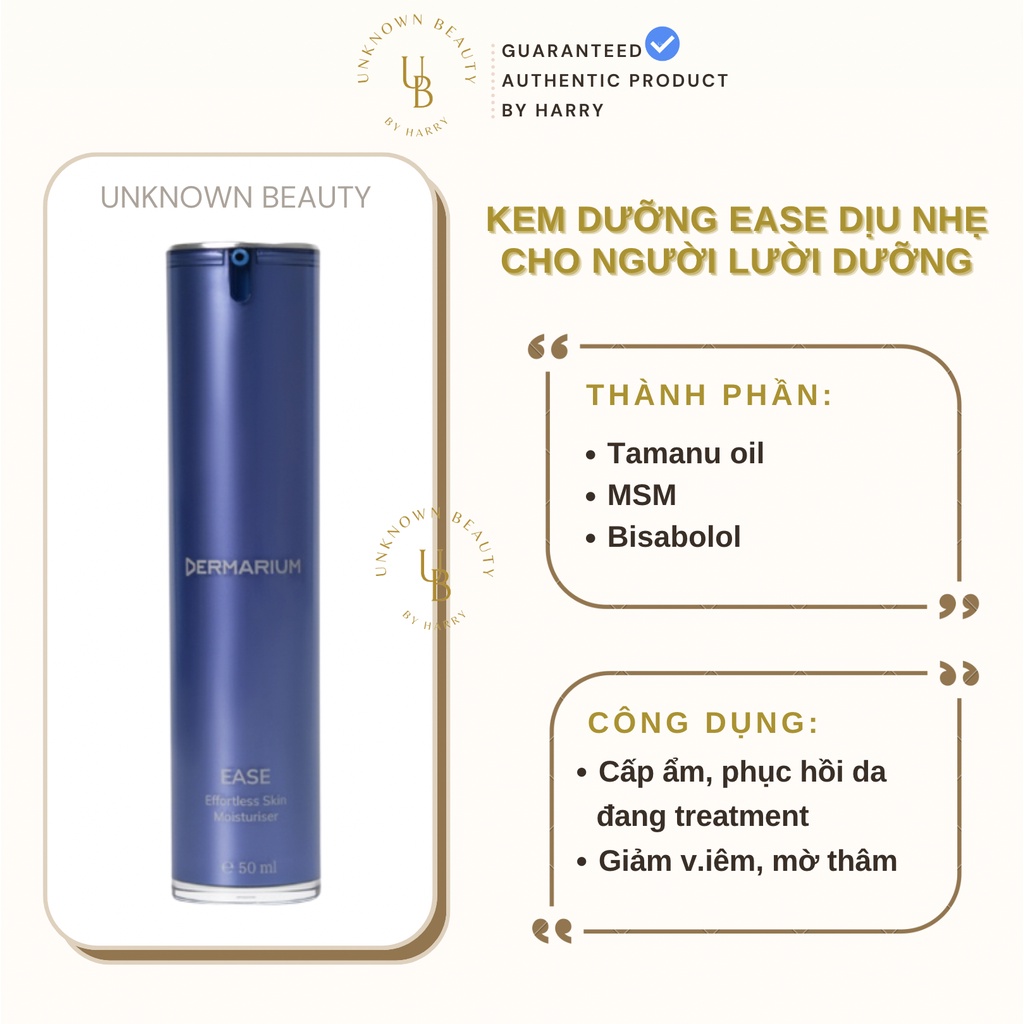 Dermarium Ease Cream - Kem dưỡng dịu nhẹ 50ml | Unknown Beauty