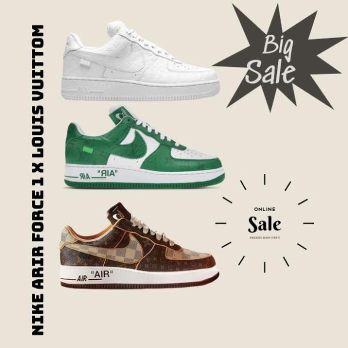 Giày Nike_LV AF1, Giày Air Force 1 Louis Vuitton LV Hàng Cao Cấp các màu hottrend 2022-mới nhất