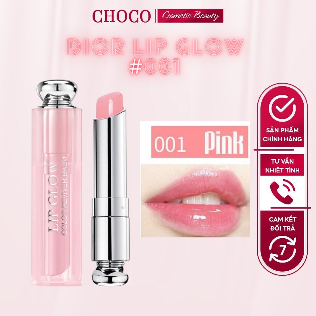 Son Dưỡng Dior Addict Lip Glow Màu 001 Pink
