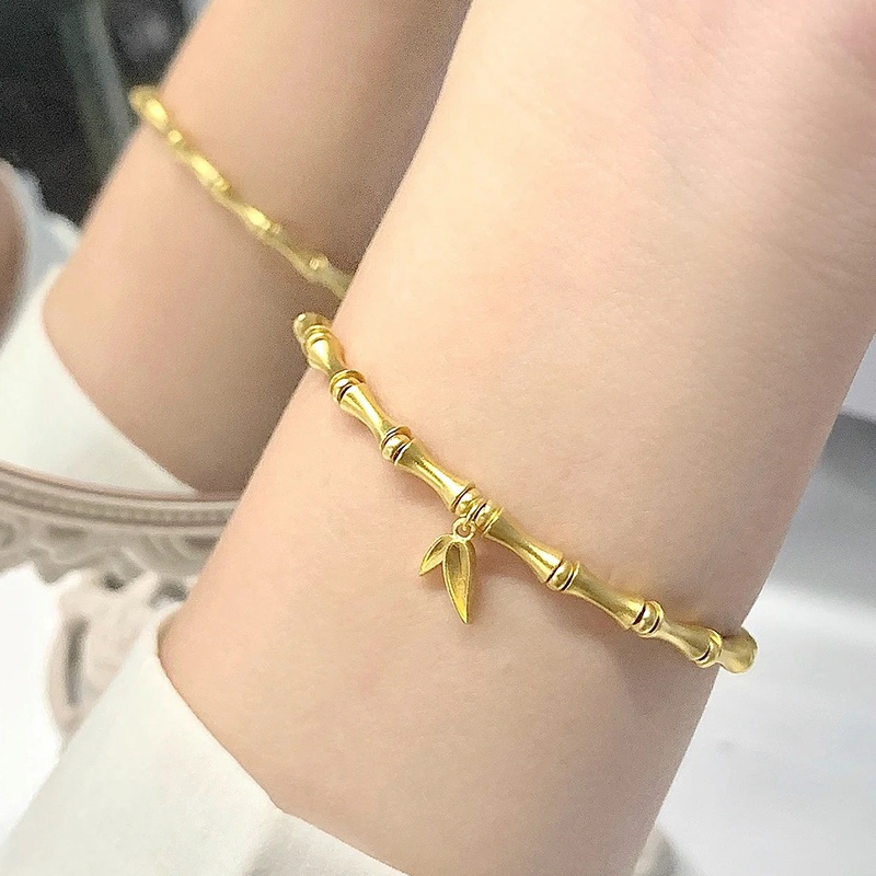 Vòng Tay Mạ Vàng 18K Kuroze Phong Cách Trung Hoa Cổ Điển